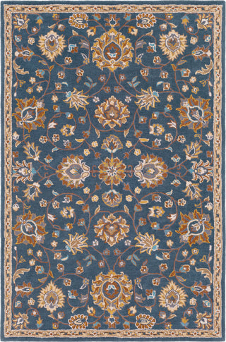 Surya Rajhari RJH-1002 Denim Beige Ivory Dark Brown Mustard Charcoal Teal Area Rug main image