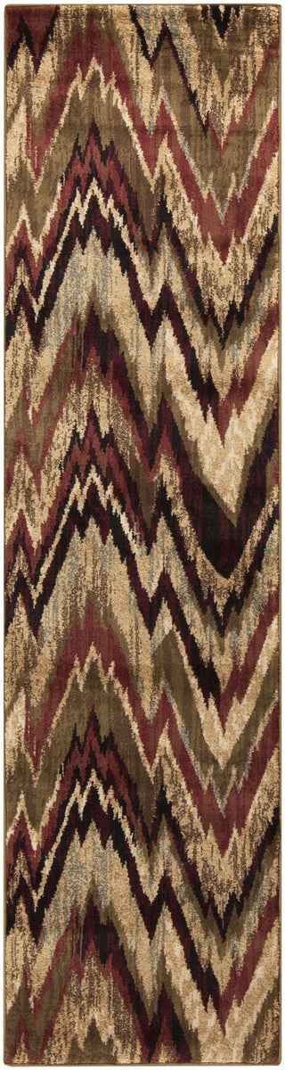 Surya Riley RLY-5001 Burgundy Area Rug 2' x 7'5'' Runner