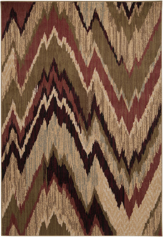 Surya Riley RLY-5001 Burgundy Area Rug 5'3'' x 7'6''