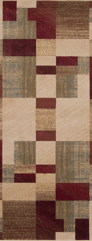 Surya Riley RLY-5006 Burgundy Area Rug 3' x 8' Runner