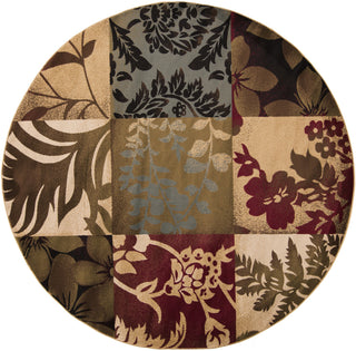 Surya Riley RLY-5015 Mocha Area Rug 8' Round