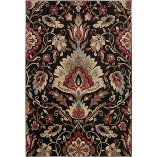 Surya Riley RLY-5018 Burgundy Area Rug 5'3'' x 7'6''