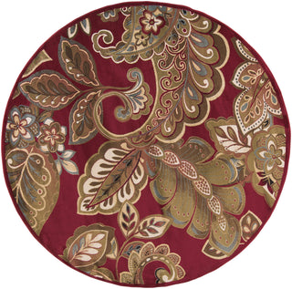 Surya Riley RLY-5020 Burgundy Area Rug 8' Round