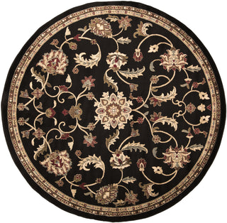 Surya Riley RLY-5025 Black Area Rug 8' Round