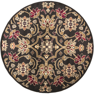 Surya Riley RLY-5031 Black Area Rug 8' Round