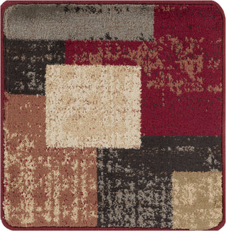 Surya Riley RLY-5032 Burgundy Machine Loomed Area Rug 16'' Sample Swatch