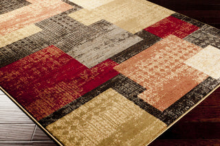 Surya Riley RLY-5032 Burgundy Area Rug Corner Shot