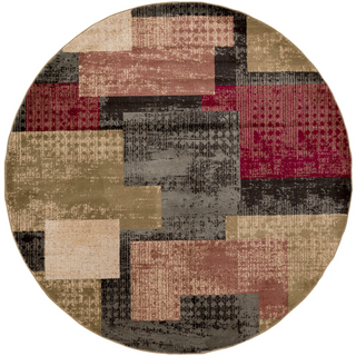 Surya Riley RLY-5032 Burgundy Area Rug 8' Round