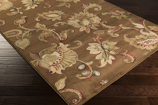 Surya Riley RLY-5044 Chocolate Machine Loomed Area Rug Corner Shot