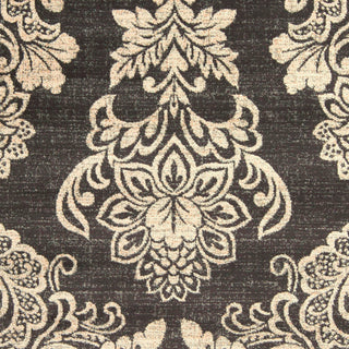 Surya Riley RLY-5045 Black Machine Loomed Area Rug Sample Swatch