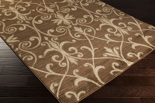 Surya Riley RLY-5048 Gold Machine Loomed Area Rug Corner Shot