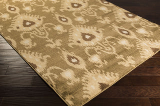 Surya Riley RLY-5062 Olive Machine Loomed Area Rug Corner Shot