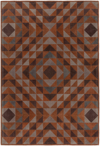 Surya Ranch RNC-1000 Brown Area Rug by Papilio 5' X 7'6''