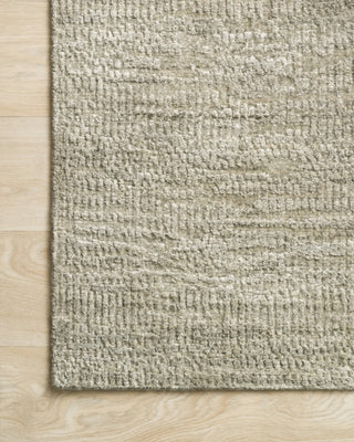 Loloi Robin ROB-01 Oatmeal Area Rug Corner On Wood