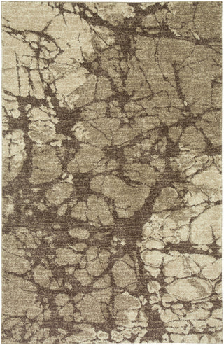 LR Resources Rock 80920 Brown Machine Loomed Area Rug 5'3'' X 7'5''