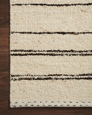 Loloi Roman ROM-04 Natural/Charcoal Area Rug Corner Image