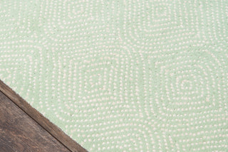 Momeni Roman Holiday ROH-1 Green Area Rug by MADCAP Close up