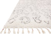 Loloi Ronnie RON-03 Ivory / Charcoal Area Rug by Justina Blakeney Corner Image