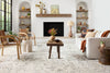 Loloi Ronnie RON-03 Ivory / Charcoal Area Rug by Justina Blakeney Lifestyle Image