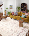 Loloi Ronnie RON-05 Ivory / Sunset Area Rug by Justina Blakeney Lifestyle Image Feature