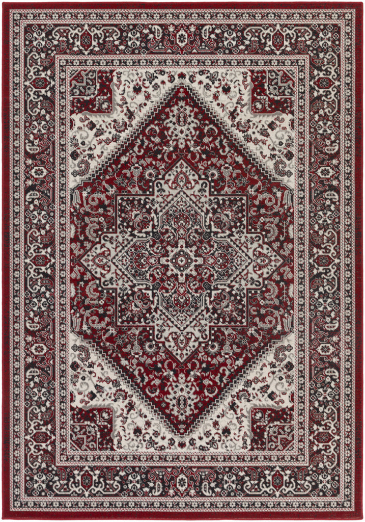 Artistic Weavers Roosevelt Wheeler Crimson Red/Onyx Black Area Rug main image