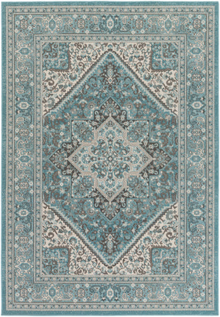 Artistic Weavers Roosevelt Wheeler Turquoise/Ivory Area Rug main image