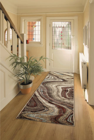 Trans Ocean Ashford 8133/24 Agate Red Area Rug by Liora Manne