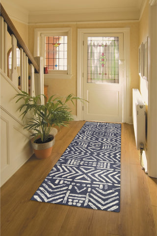 Trans Ocean Cyprus 7880/33 Batik Navy Area Rug by Liora Manne