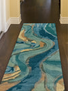 Trans Ocean Corsica 9149/03 Panorama Blue Area Rug by Liora Manne