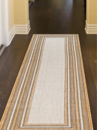 Trans Ocean Carmel 8425/12 Multi Border Natural Area Rug by Liora Manne