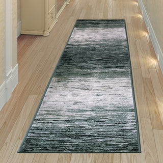 Trans Ocean Aurora 2853/03 Strata Blue Area Rug by Liora Manne