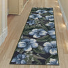 Trans Ocean Marina 8082/33 Floral Navy Area Rug by Liora Manne