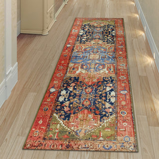 Trans Ocean Marina 8086/24 Heriz Red Area Rug by Liora Manne