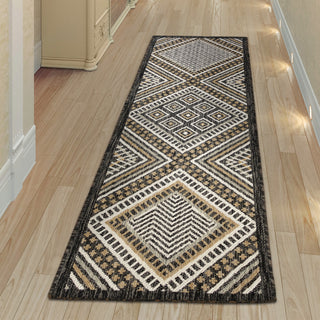 Trans Ocean Portofino 7080/12 Kilim Natural Area Rug by Liora Manne