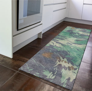 Trans Ocean Corsica 9151/04 Storm Blue Area Rug by Liora Manne