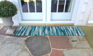 Trans Ocean Capri 1725/94 Cloud Blue Area Rug by Liora Manne