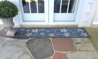 Trans Ocean Carmel 8415/33 Starfish Navy Area Rug by Liora Manne