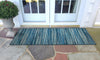 Trans Ocean Marina 8052/03 Stripes Blue Area Rug by Liora Manne