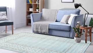 Trans Ocean Rialto 7040/04 Border Blue Area Rug by Liora Manne