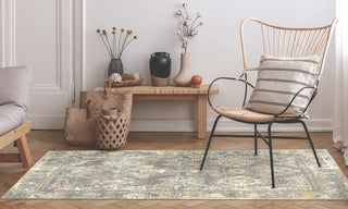 Trans Ocean Marina 8044/47 Kashan Grey Area Rug by Liora Manne