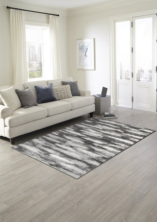 Trans Ocean Aurora 2851/47 Vista Grey Area Rug by Liora Manne