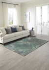 Trans Ocean Corsica 9151/04 Storm Blue Area Rug by Liora Manne Room Scene Image Feature