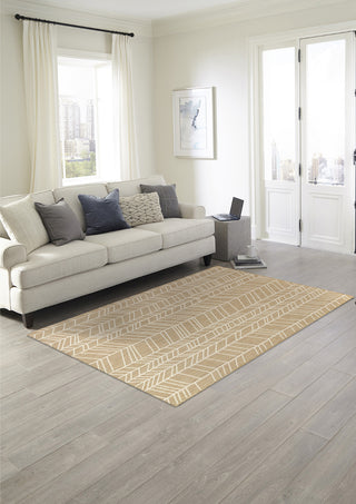 Trans Ocean Carmel 8468/12 Chevron Camel Area Rug by Liora Manne