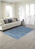 Trans Ocean Marina 8052/03 Stripes Blue Area Rug by Liora Manne