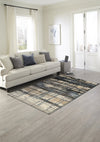 Trans Ocean Soho 7111/33 Contempo Navy Area Rug by Liora Manne