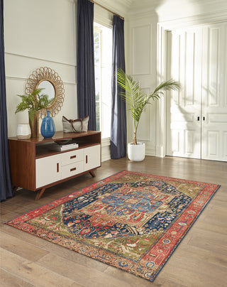 Trans Ocean Marina 8086/24 Heriz Red Area Rug by Liora Manne