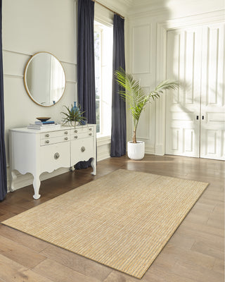 Trans Ocean Carmel 8422/12 Texture Stripe Natural Area Rug by Liora Manne