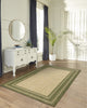 Trans Ocean Carmel 8425/06 Multi Border Green Area Rug by Liora Manne