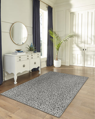 Trans Ocean Carmel 8432/48 Leopard Grey Area Rug by Liora Manne