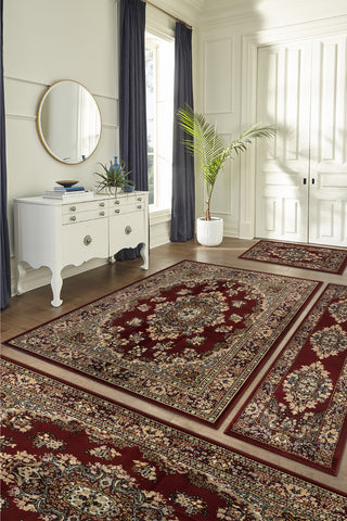 Trans Ocean Caspian 1061/24 Kermin Red Area Rug by Liora Manne Room Scene Image Feature